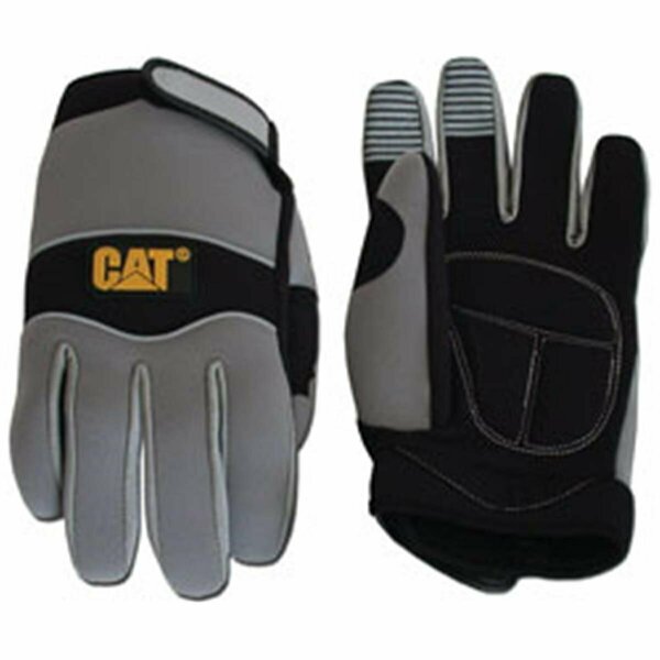 Boss Cat Gloves Boss - Cat Gloves  Neoprene Mechanics Glove with Water Resistant Clarino Palm Jumbo BO85221